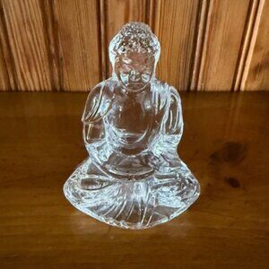 Baccarat Buddha Clear Crystal Figurine Small 2609200